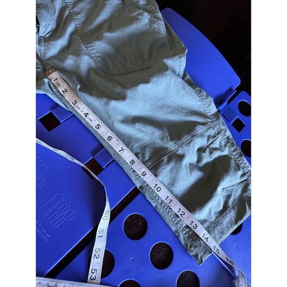 PrAna  Revenna Knicker Trail Hiking Shorts Teal Green Womans 8 - Picture 9 of 12
